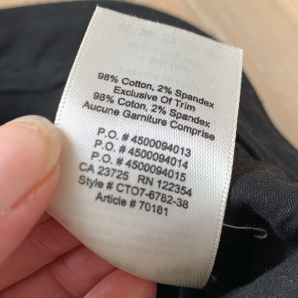 Wilfred Ashika Utility Wide-Leg Pant Cotton 26" Black Sz8 - Picture 12 of 12